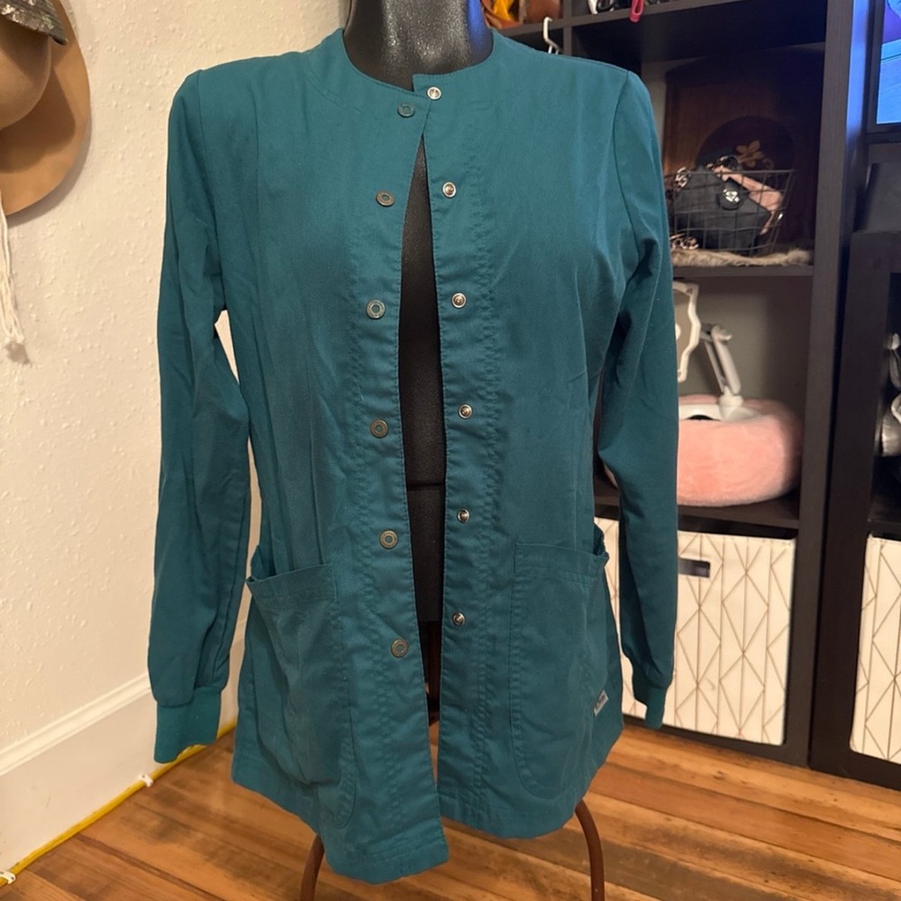 Grey's Anatomy Teal Utility Jacket